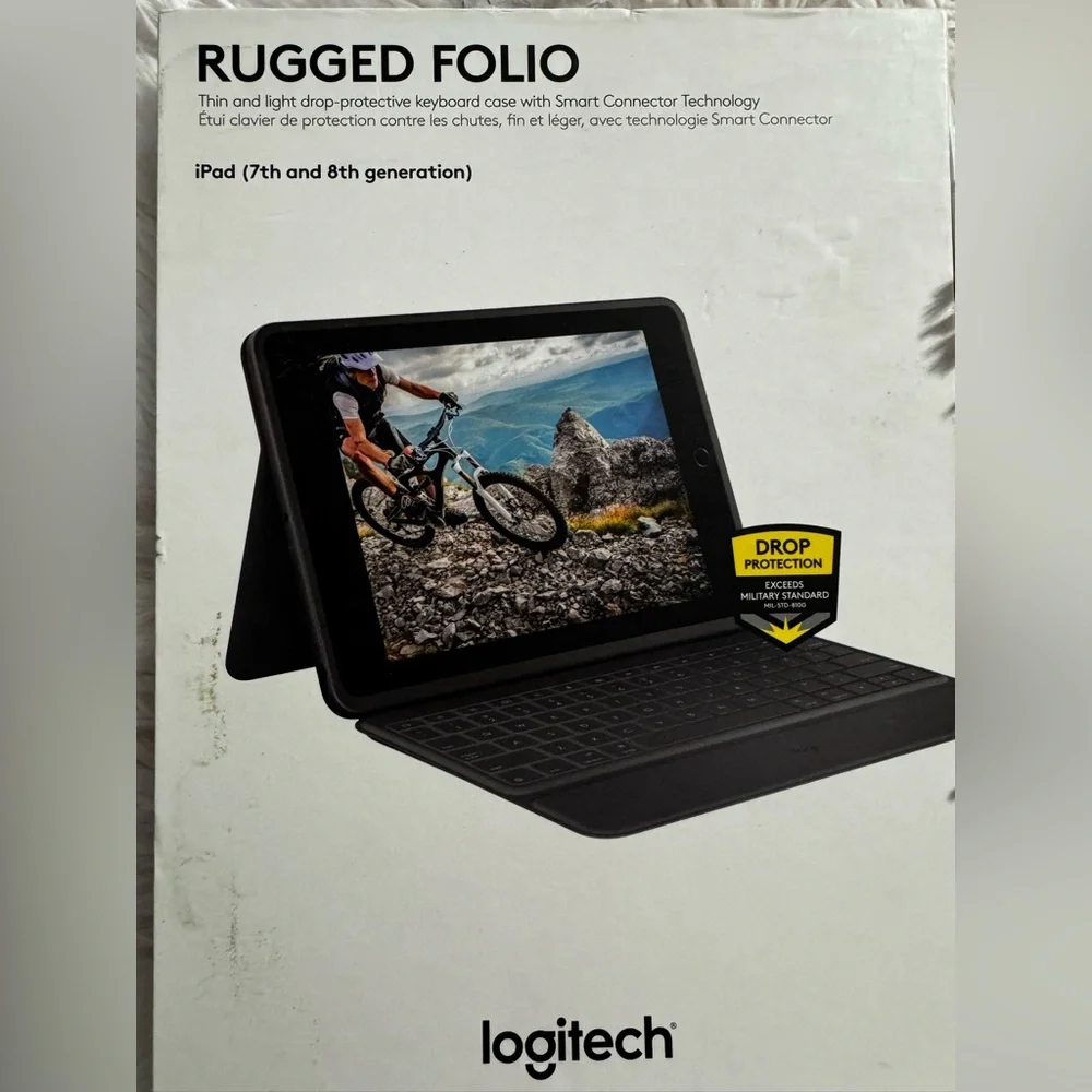 Logitech Rugged Folio for iPad 7th & 8th Generation